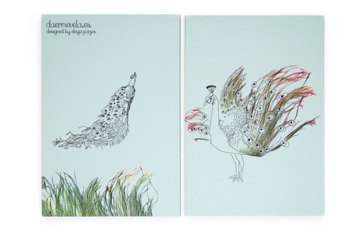 Peacock notebook